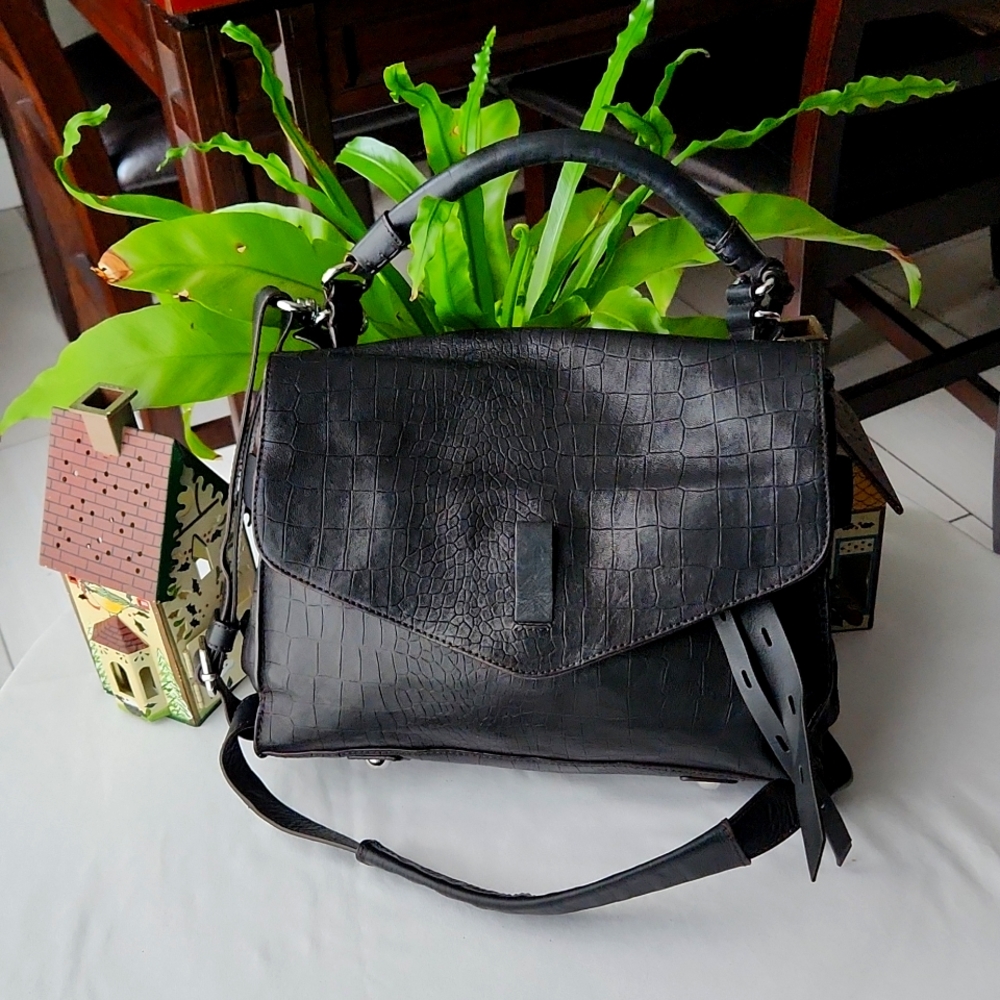 Gryson Ruby Smooth Soft Leather Satchel Handbag/Crossbody Bag